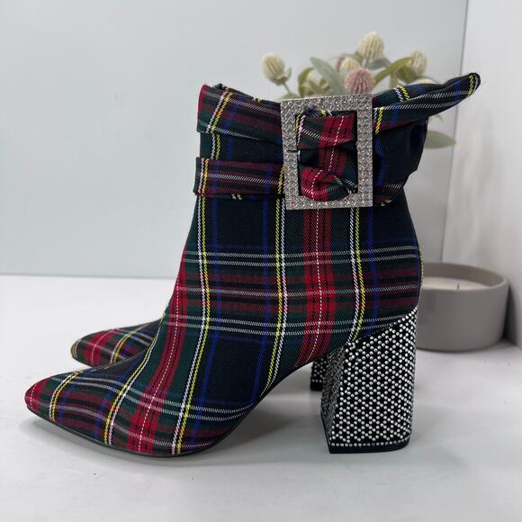 Betsey Johnson Shoes - Betsey Johnson Millburn Tartan Stewart Royal Plaid Boot Women 7.5 Tried On